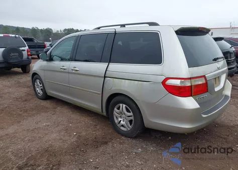 2007 Honda Odyssey Ex-L z USA, uszkodzony, nr VIN 5FNRL38667B451440